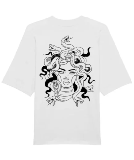 Camiseta OVERSIZE Medusa Blanca